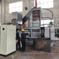 Machine de fabrication de briquettes horizontales en copeaux d&#39;acier inoxydable